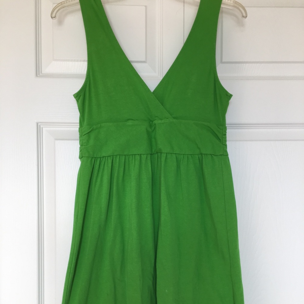 Green summer dress